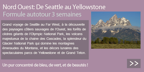 voyage usa, autotour yellowstone, seattle, olympic national park