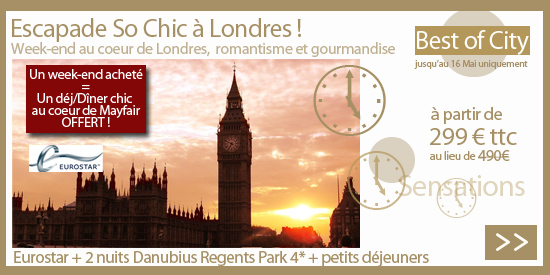 weekend londres eurostar promotion, sejour londres