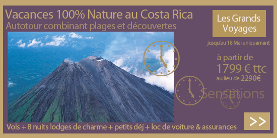 voyage costa rica, vacances pas cheres, séjour, autotours