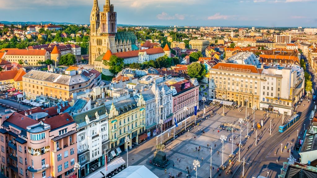 Zagreb centre ville Croatie