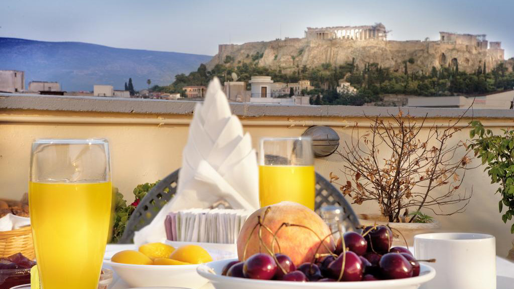 Htel Jason Inn - Terrasse