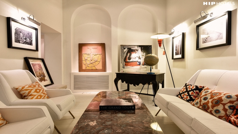 Htel Cellai, Florence - Salon piano