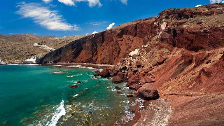 Santorin, Red Beach