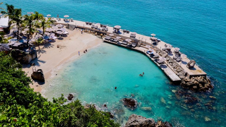 La Toubana hotel & spa - Plage vue du ciel