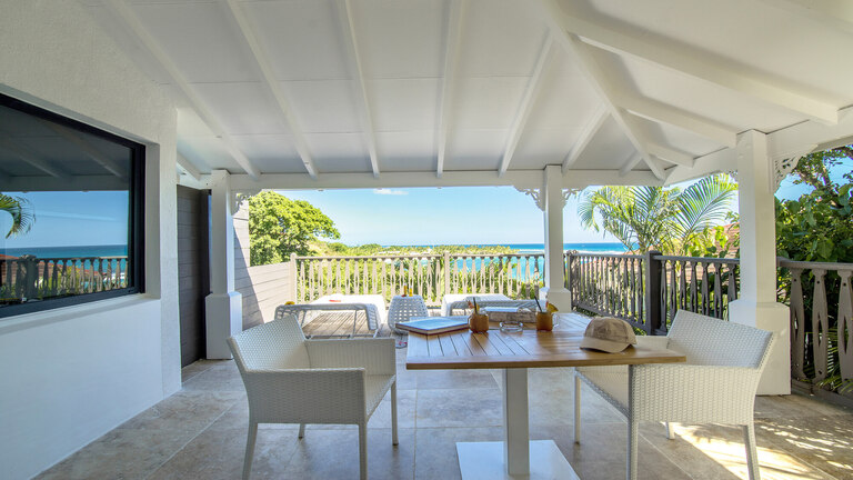 La Toubana Hotel & SPA - bungalow terrasse