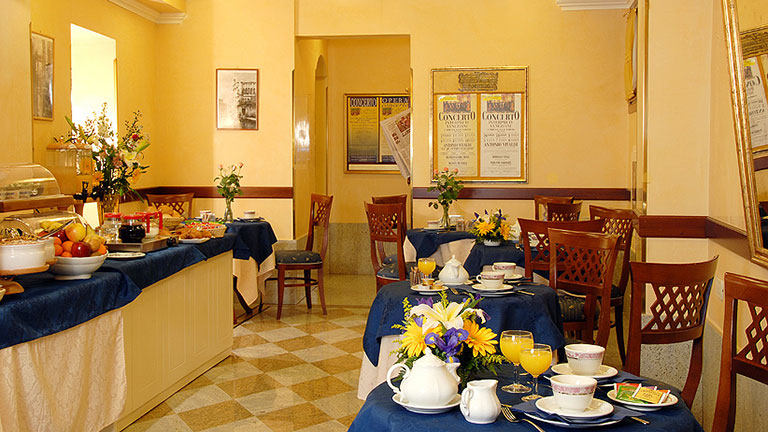 Htel Ca Formenta  Venise, salle de petit djeuner