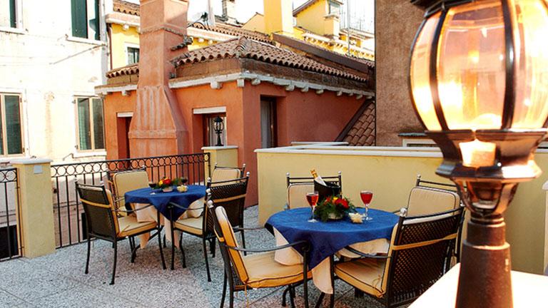 Htel Ca Formenta  Venise, terrasse