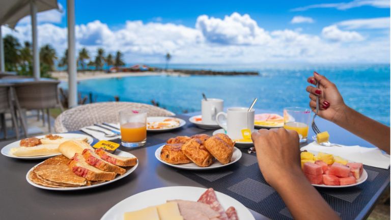 Le Salako hotel , petit d�jeuner