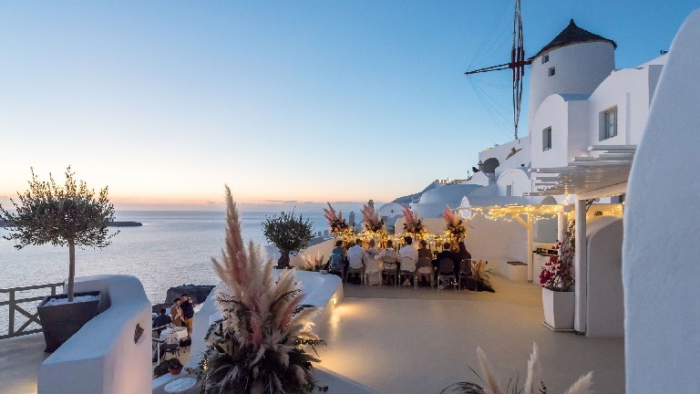 Fanari Villas - Terrasse du restaurant