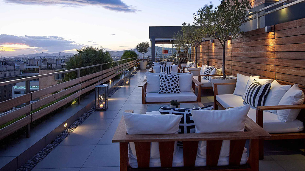 Fresh Hotel, Athnes - toit-terrasse