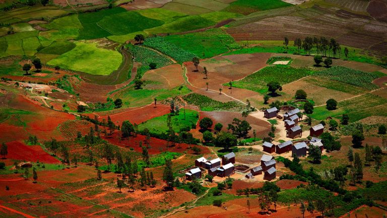 Village traditionnel - Madagascar