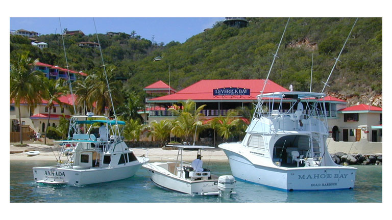 Htel Leverick Bay Resort aux les Vierges, marina