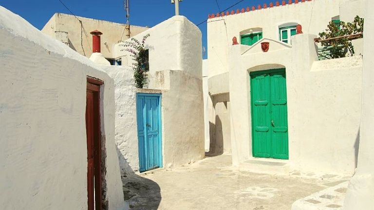 Amorgos - Petites maisons blanches traditionnelles