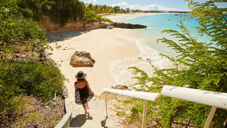Plage prive du Malliouhana Hotel & Spa