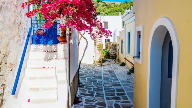 Paros, village de Lefkes