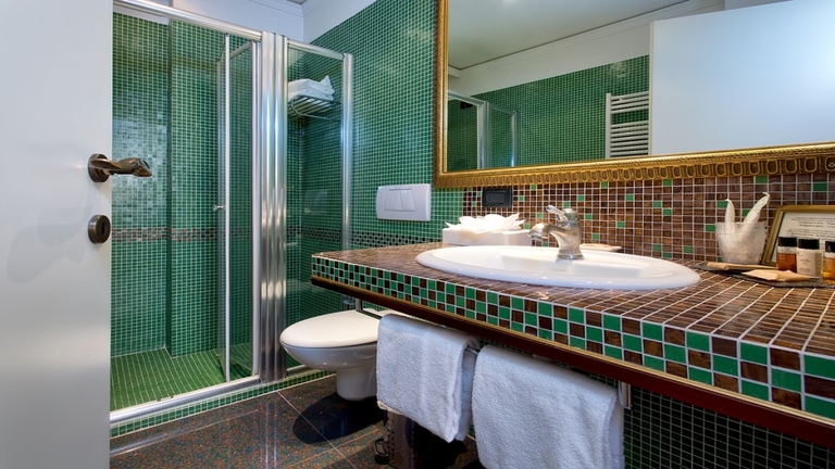 Htel Ca San Giorgio - Chambre Suprieure, Salle de bains