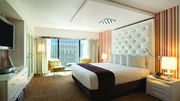 Chambre GO King - Vue sur le Strip de Las Vegas