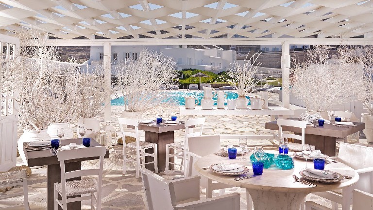 Mykonos Bay - Terrasse extrieure