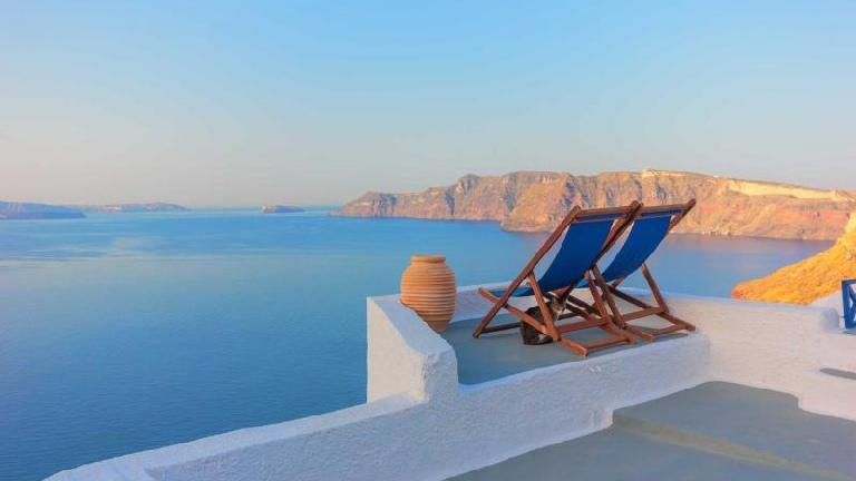 Santorin en amoureux