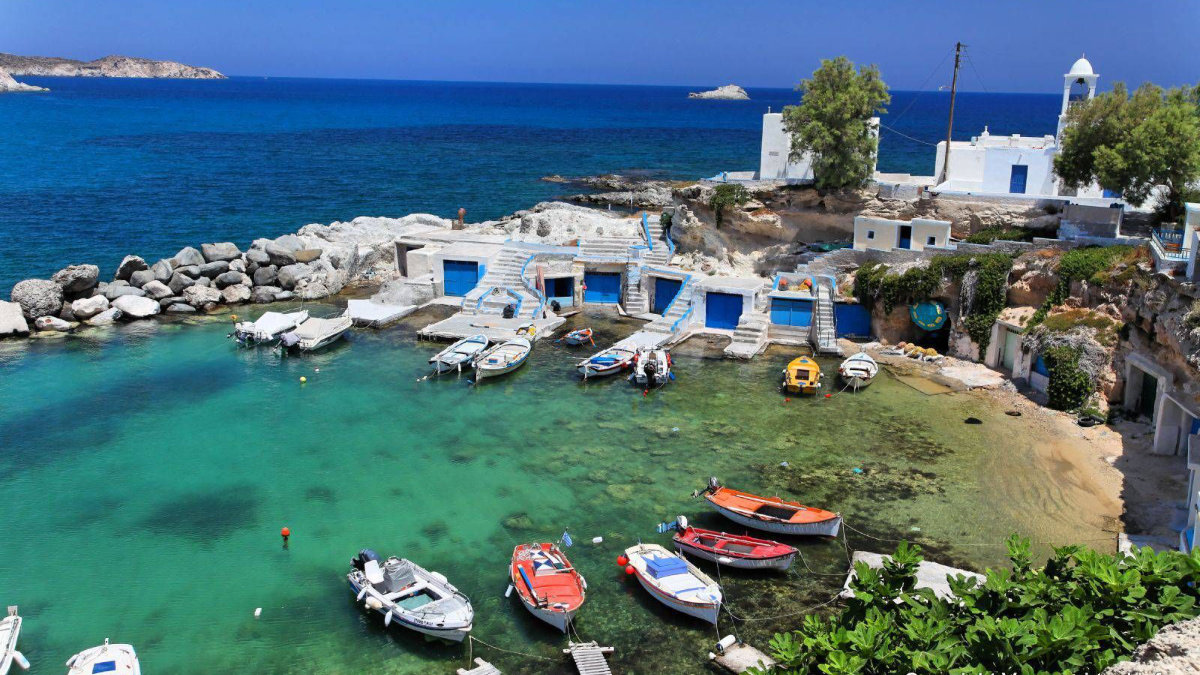 Milos, village de pcheurs