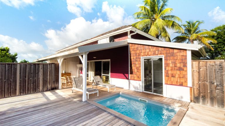 H�tel Plein Soleil en Martinique - Terrasse Suite Jardin