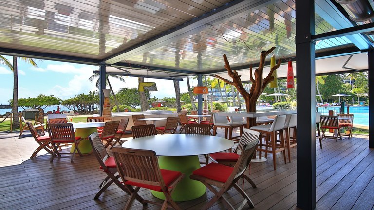 Creole Beach Hotel & Spa - restaurant route des epices terrasse