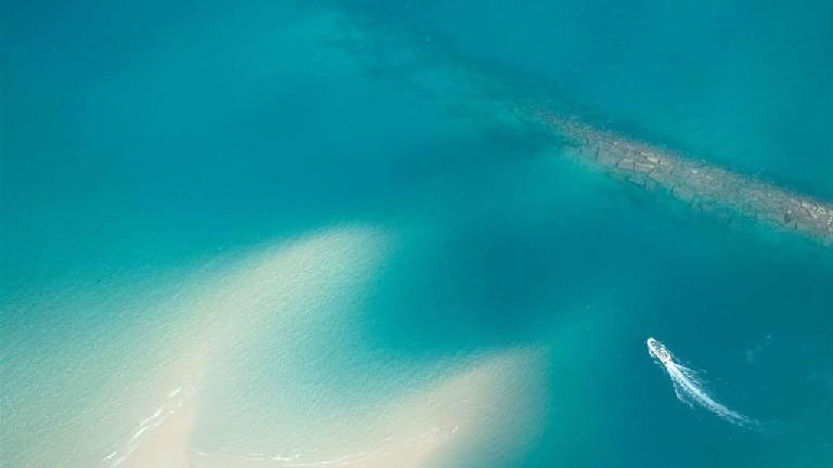 Azura Benguerra Island, bateau vue du ciel - Sensations du monde