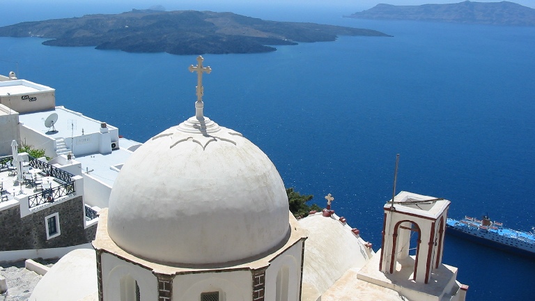 Jours 1  3 : Paris (ou province) / Santorin