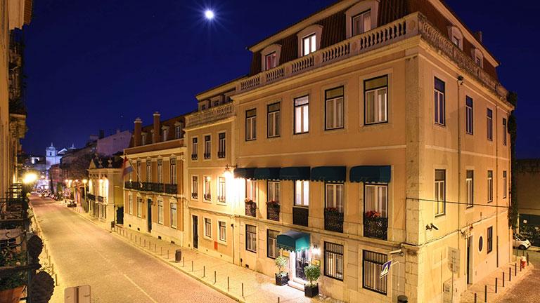 Htel As Janelas Verdes  Lisbonne, faade