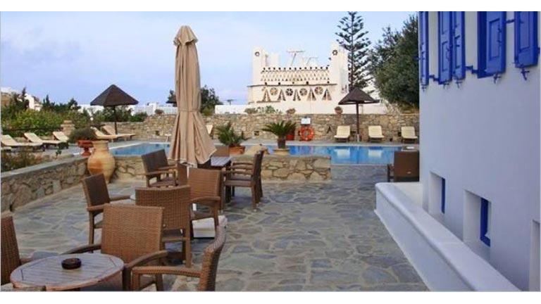 Htel Vienoula's Garden en Grce, terrasse