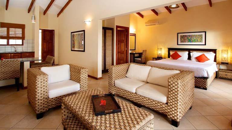 Htel Valmer Resort aux Seychelles, villa deluxe