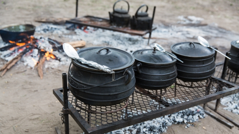 Camp dans la brousse - Safari Botswana