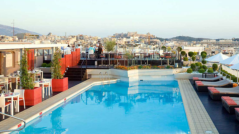 Htel Novotel Athnes, piscine