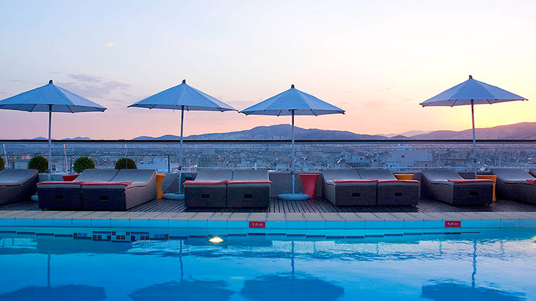 Htel Novotel Athnes, piscine