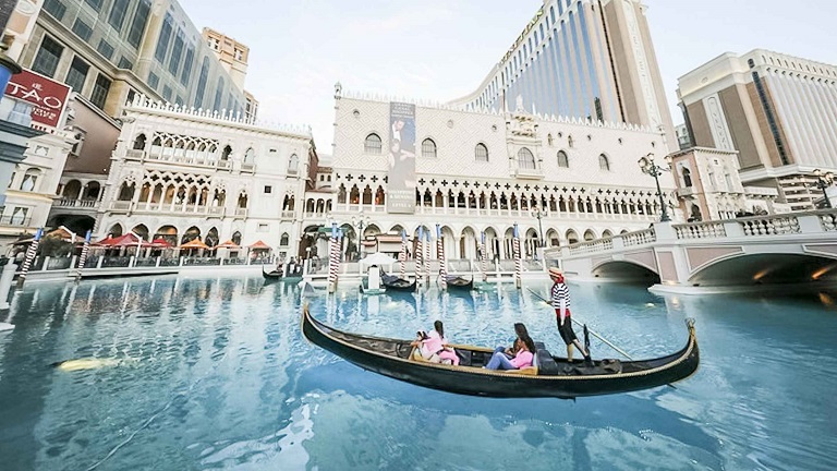 The Venetian Resort Las Vegas et ses canaux