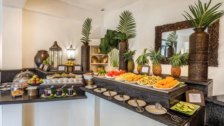 Htel Baraza Resort & Spa  Zanzibar, Buffet petit djeuner