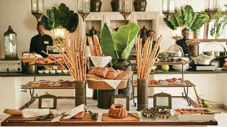 Htel Baraza Resort & Spa  Zanzibar, Buffet petit djeuner