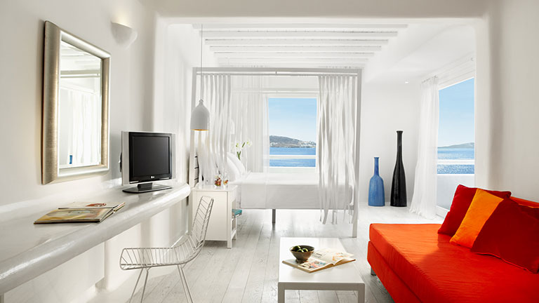 Htel Cavo Tagoo en Grce, chambre deluxe