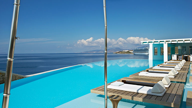 Htel Cavo Tagoo en Grce, piscine