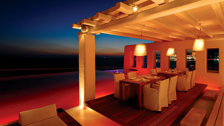 Htel Cavo Tagoo en Grce, restaurant