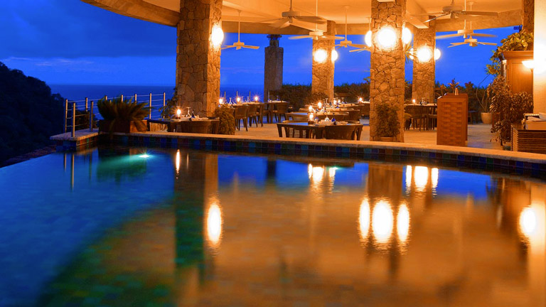 Htel Jade Mountain, restaurant