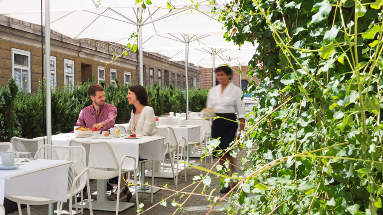 Htel Harmonie  Vienne, Terrasse