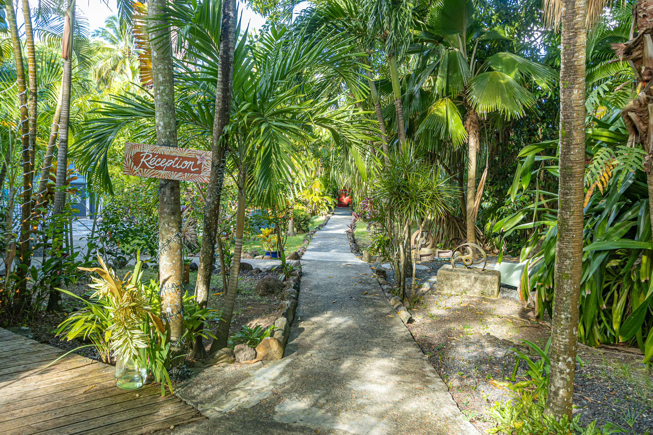 H�tel Cara�b Bay Villas en Guadeloupe - Entr�e