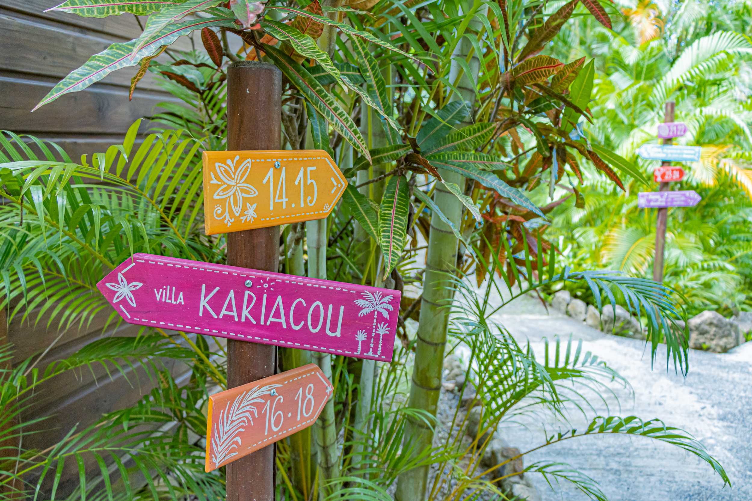 H�tel Cara�b Bay Villas en Guadeloupe - Jardin