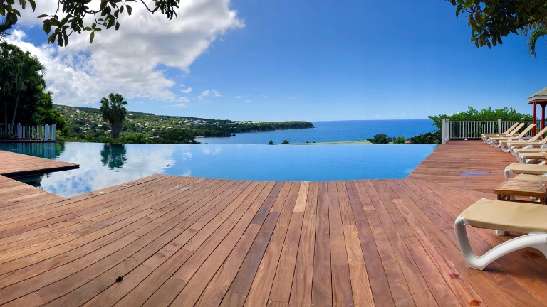 H�tel Le Rayon Vert en Guadeloupe - Piscine 