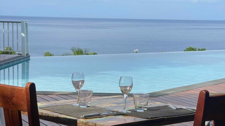 H�tel Le Rayon Vert en Guadeloupe - Restaurant panoramique