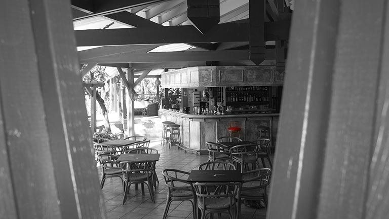 Htel Le Rayon Vert en Guadeloupe, restaurant