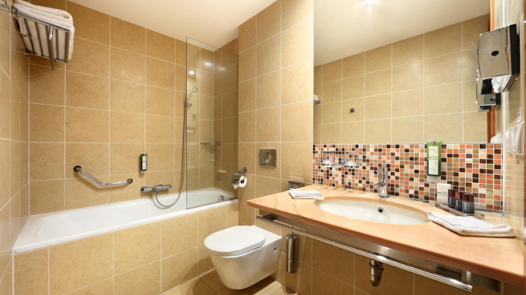 Htel Clement  Prague, salle de bains - chambre double standard