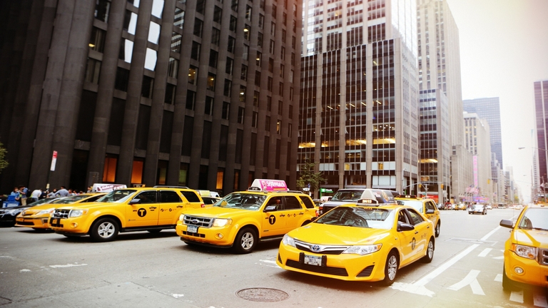 New York, taxis