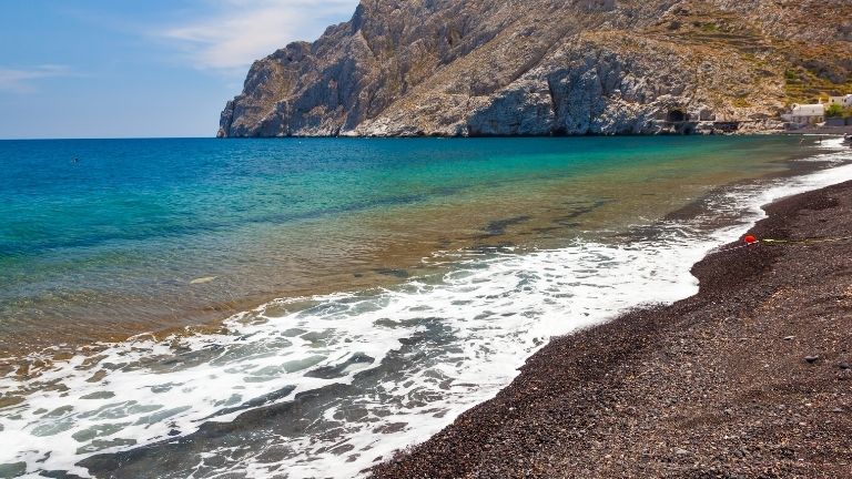 Plage Kamari - Santorin